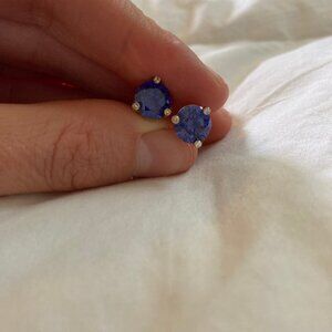 Blue Gem Studs